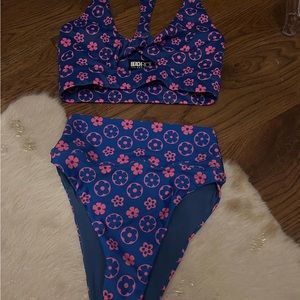 Never worn beach riot high waisted sport bikini